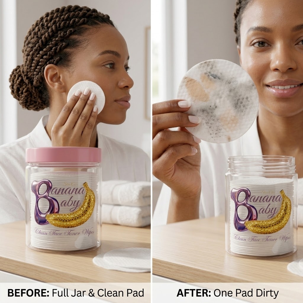 Clean Face Toner Wipes